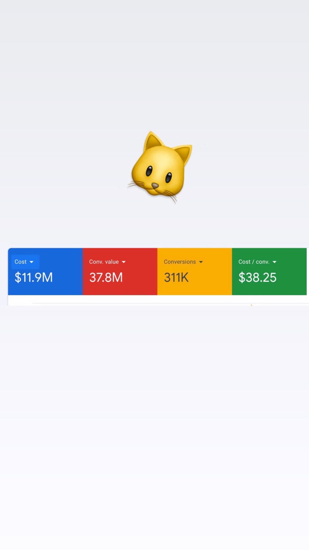 Google Ads 37.8M conversion value